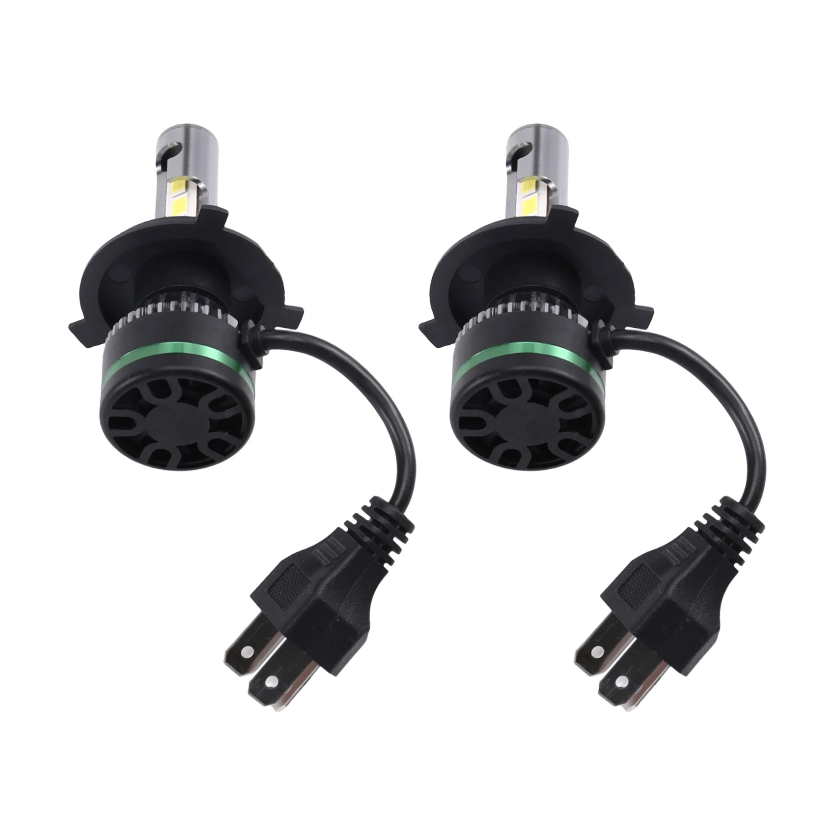 H4 LED المصباح 1 زوج 6000K 300W 30000LM سيارة السيارات مصباح ليد توربو مصابيح الضباب مصباح 12 فولت
