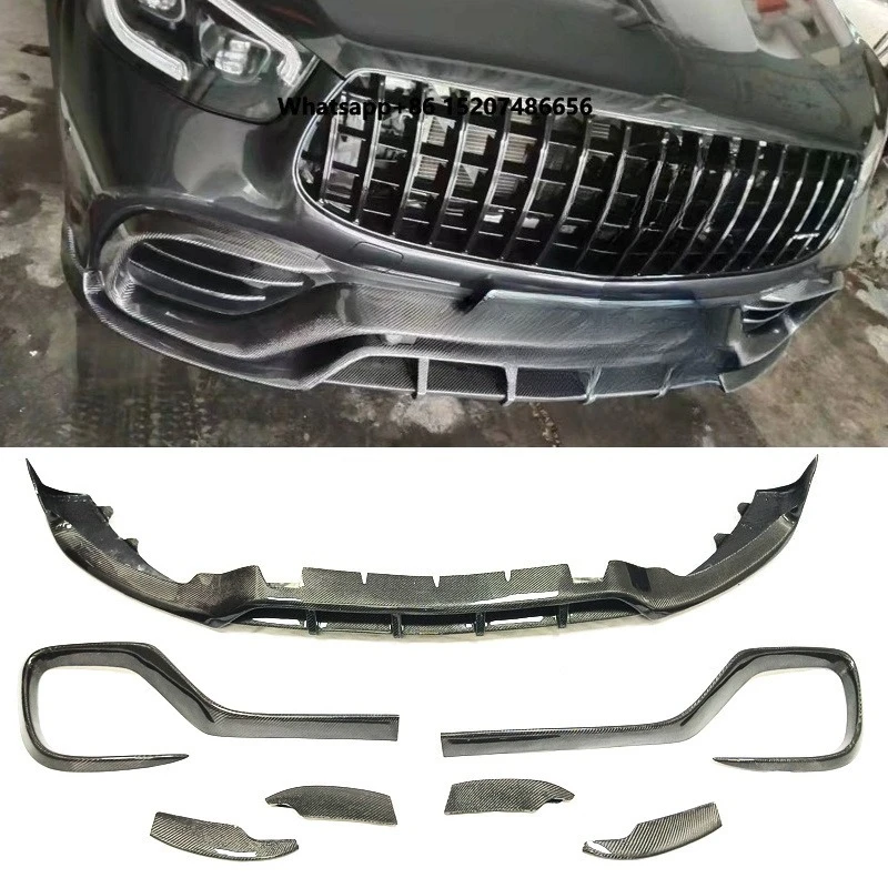 

GLC260 300 upgrade GLC63 X253 Carbon fiber Front lip Intake air Vent blade