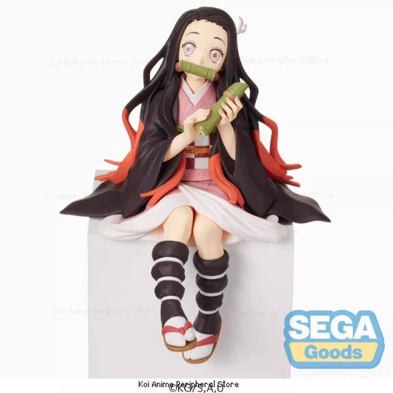 Genuine Demon Slayer Agatsuma Zenitsu Kamado Nezuko Kamado Tanjirou Kochou Shinobu Collectible Figures Children's Holiday Gifts