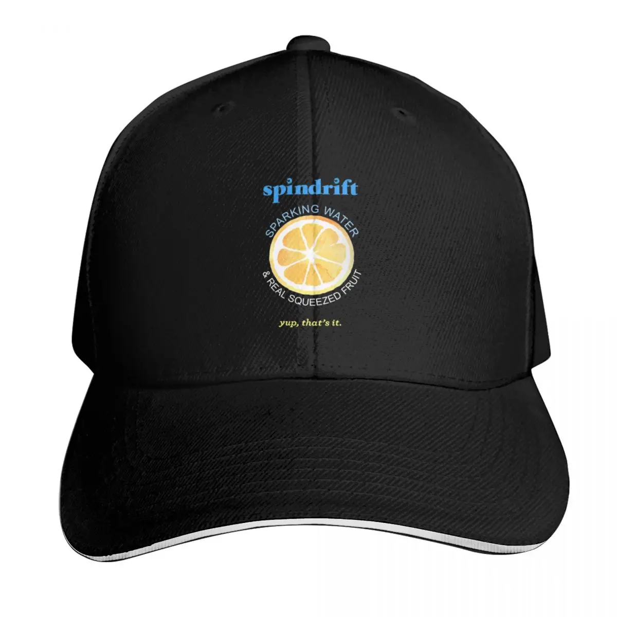 Love Spindrift Sparkling Water Lemon Baseball Cap Luxury Brand Gentleman Hat tactical cap Sun Cap Women's Men's