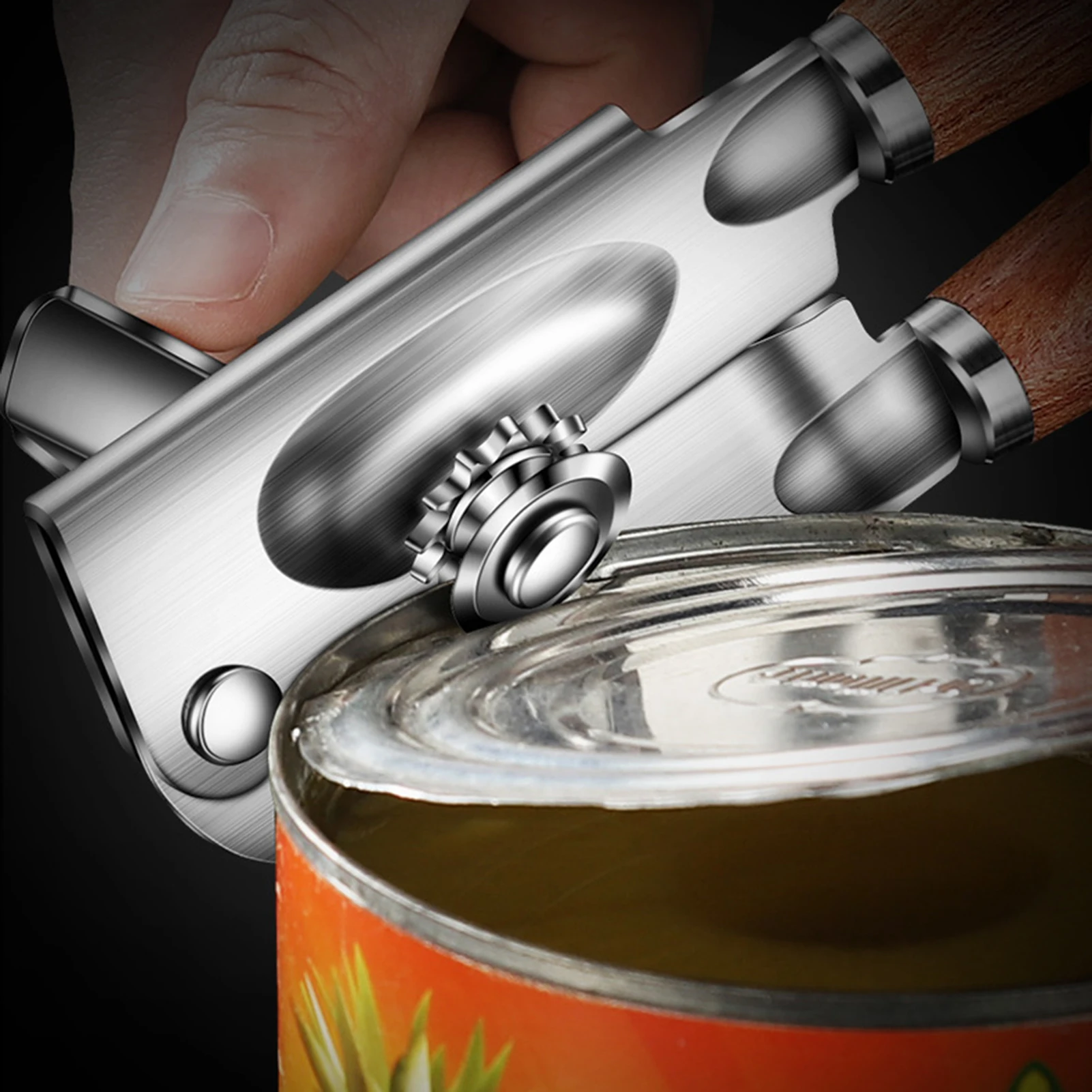 Heavy Duty Cans Opener Kitchen Tools Professional handheld Manual Stainless Steel Best Can Opener Side Cut Manual Jar opener