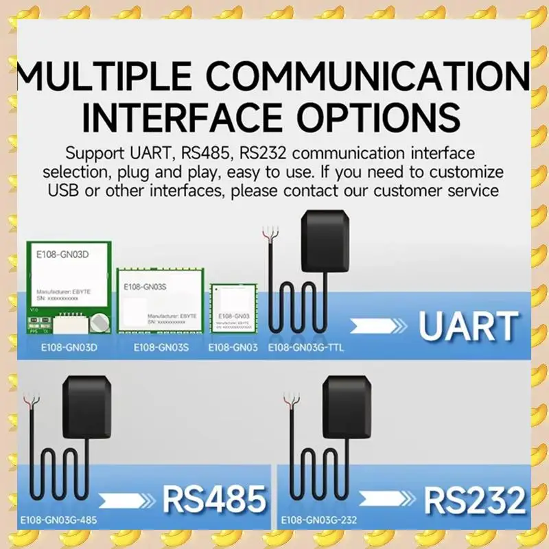 

A45U Спутниковая навигация положения Модуль GNSS E108-GN03 Серия Многомодовые BDS GPS ГЛОНАСС Низкое энергопотребление Малый размер 232