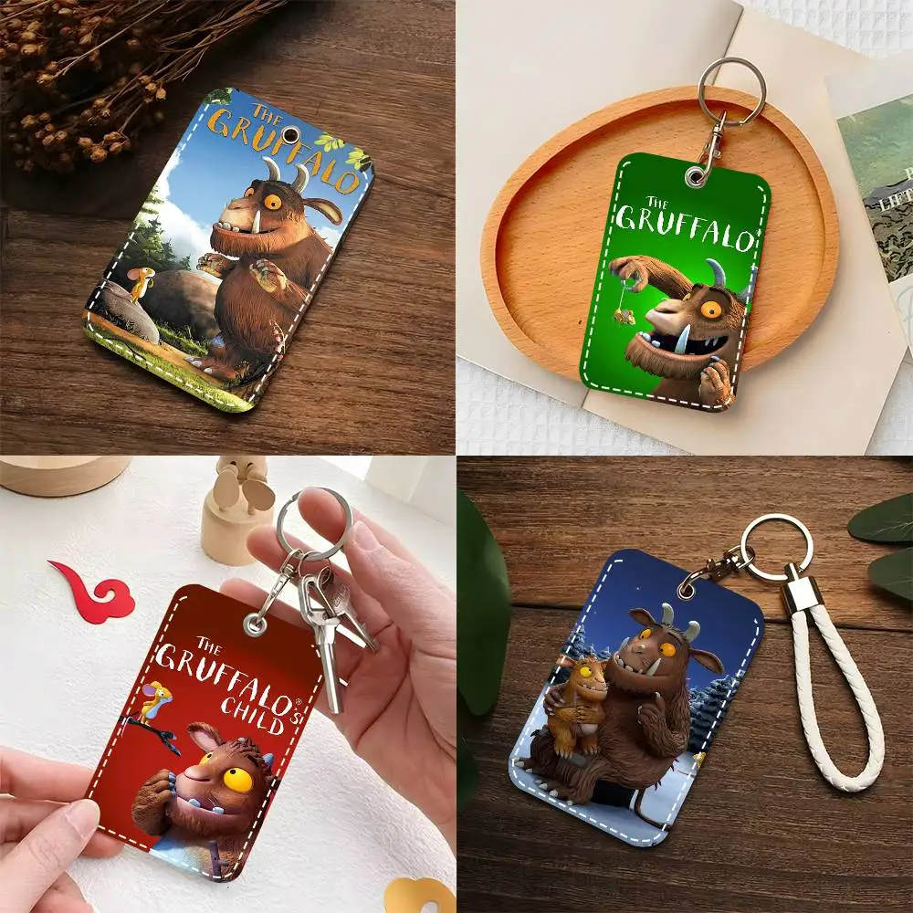 

1 шт. Кожаный брелок-картхолдер The Gruffalo для карт доступа и ключей