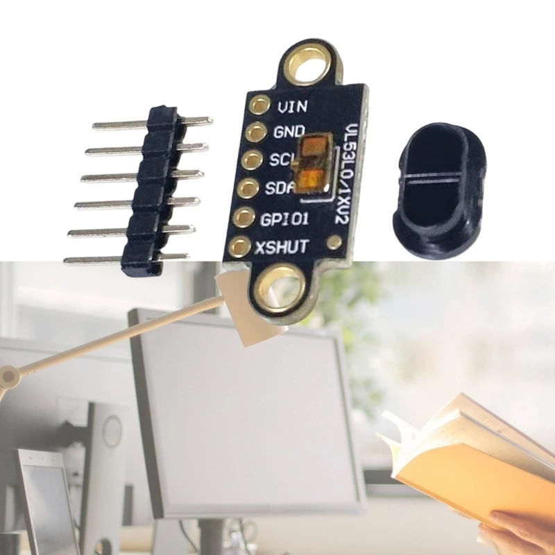 Versatility VL53L1X Ranging Flight Time Sensors Module Using ToF Technology,for Industrial Fast Measurement Up to 50Hz 896C