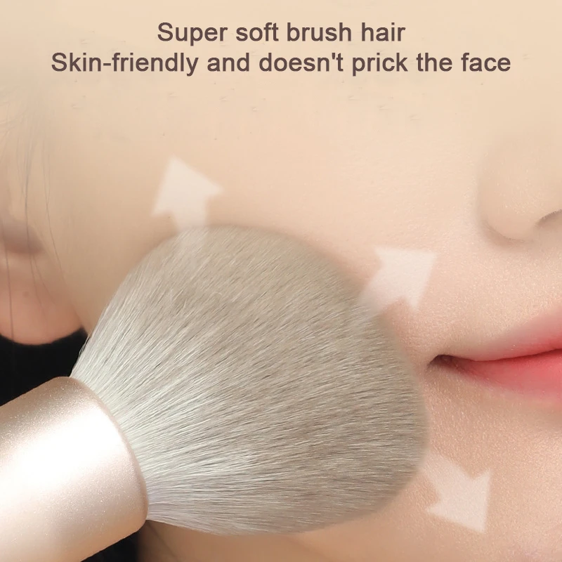 Super Large Loose Powder Brush, Soft and Fluffy Brush Hair Facial Foundation Contouring Makeup Brush for Face Beauty Makeup Tool