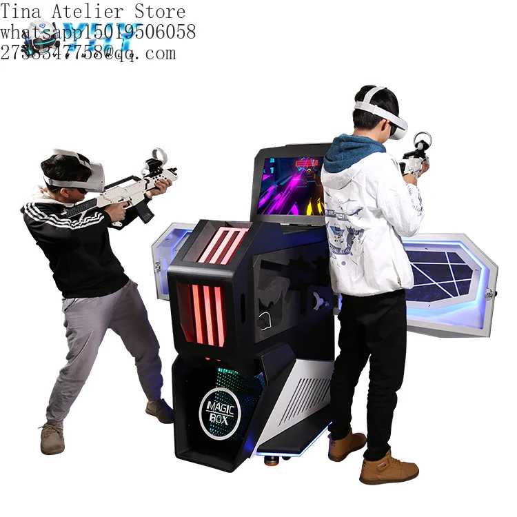 Newest YHY Immersive Experience Folded Screen 2 Players Shooting Virtual Reality Multiplayer