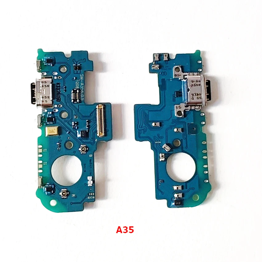 10Pcs USB Charger Board Charging Port Dock Connector Mic  Flex Cable For Samsung Galaxy A55 A54 A35 A34 A25 A15 A05 A05S