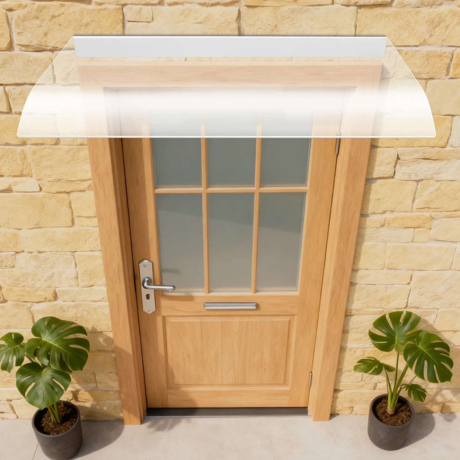 

Навес-тент для входной двери/веранды, защита от УФ-излучения, дождя и снега, утолщенное прозрачное покрытие, не требующий обслуживания навес-тент.