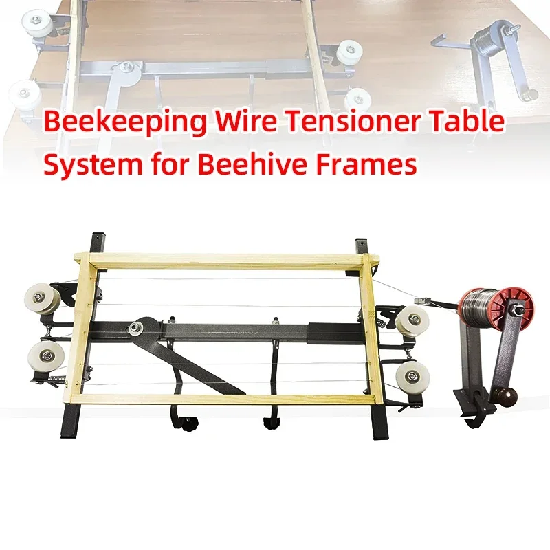 

1 Set Beekeeping Wire Tensioner Table System for Beehive Frames The Device for Drawing Wire On Bee Frames High Quality Bee Tools