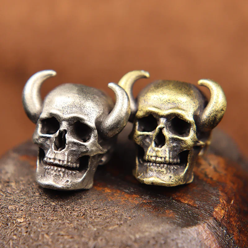 

Бусины Из Плетеного Паракорда с головой черепа и бусинами