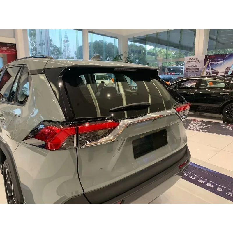 Rear Door Trim for Toyota Rav4 Hybrid 2019 2020 2021 2022 2023 2024 Car Tailgate Decorative Molding Trim Strip Body Kit Tuning