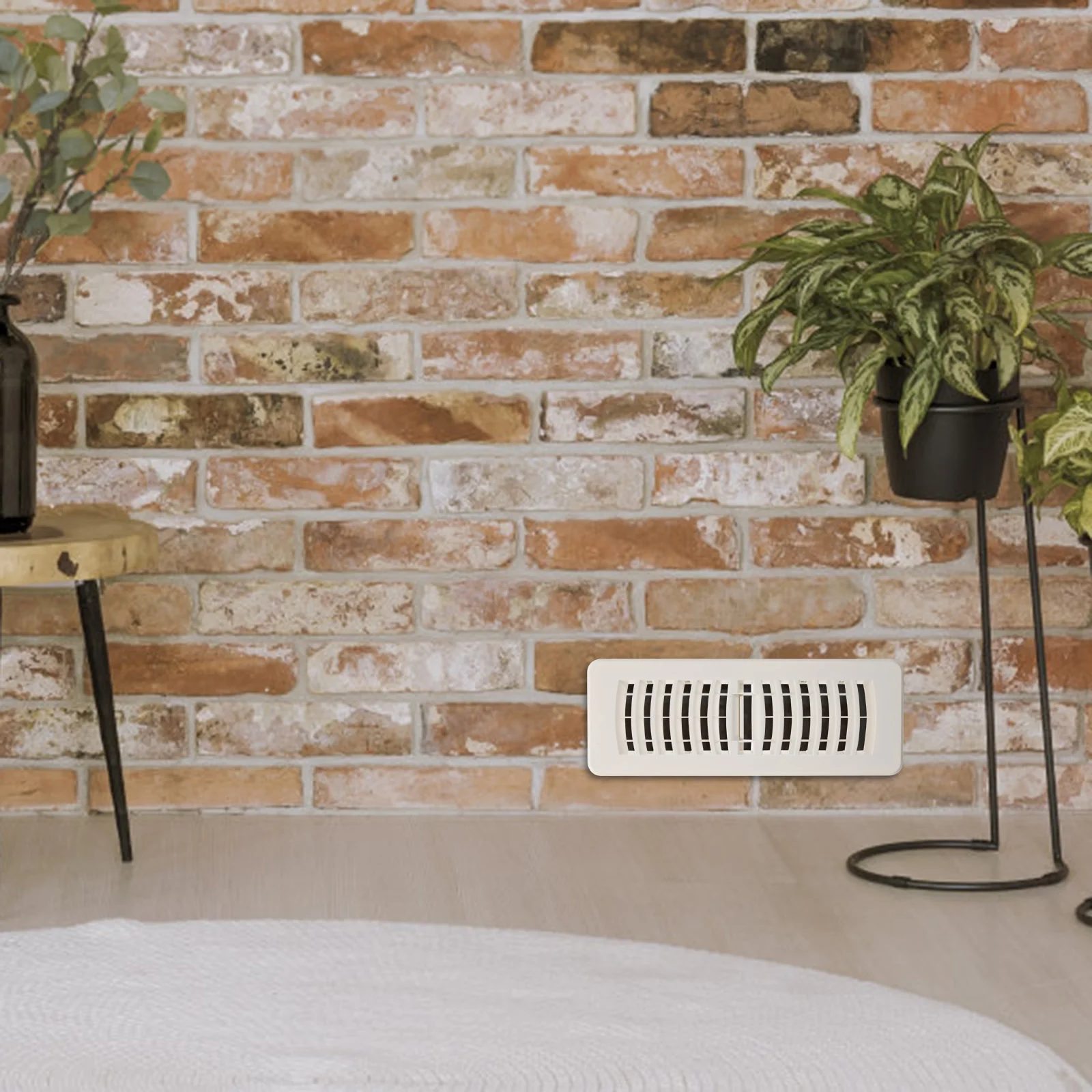 

Floor Register Plastic Central Air Conditioner Floor Vent Cover Adjustable Airflow Exhaust and Noise Reduction Vent