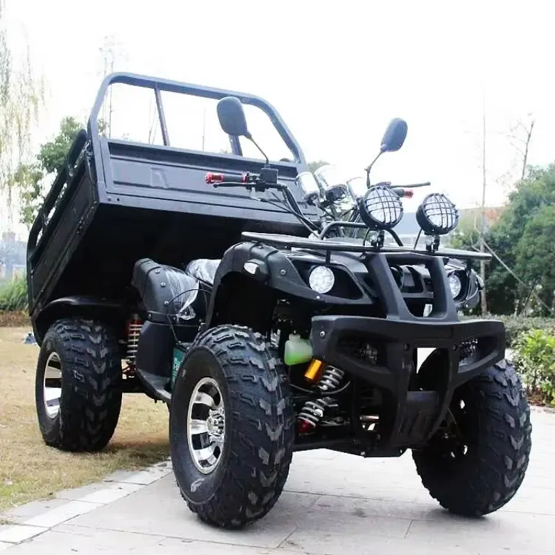 300CC Water-cooling Farm Atv 4x4,4-Stroke Shaft Drive,10inch Big Quad Bike,Four Wheeler ATV For Adults