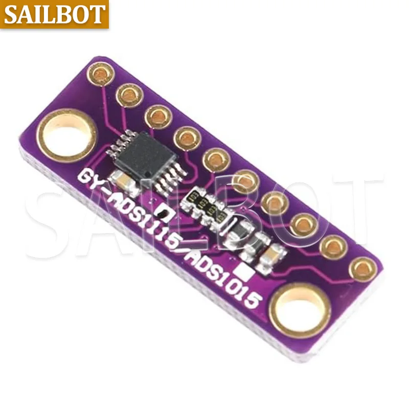 DC 2 -5V 4 CH ADS1115 Modulo ADC con microcontrollore Pro Gain Scheda amplificatore a 16 bit per Arduino I2C IIC ADC AVDD