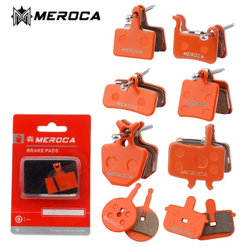 MEROCA Bicycle Resin Brake Pads Wear-resistant braking strong MTB Generation Drive M315 446 xt BB5 and other universal rim disc