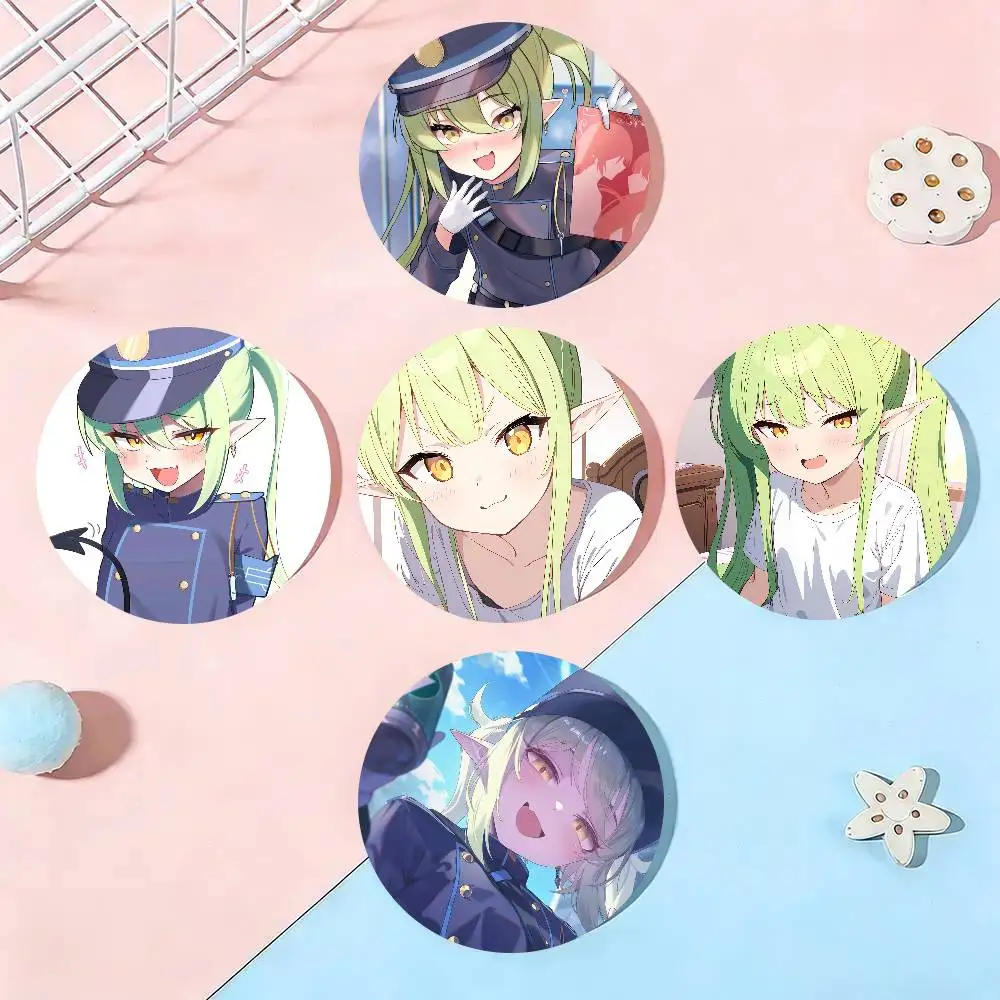 Nozomi Anime Game B-Blue Archive Badge Tinplate Meme Round Brooch For Hat Bag Creative Lapel Jewelry Accessories Gifts