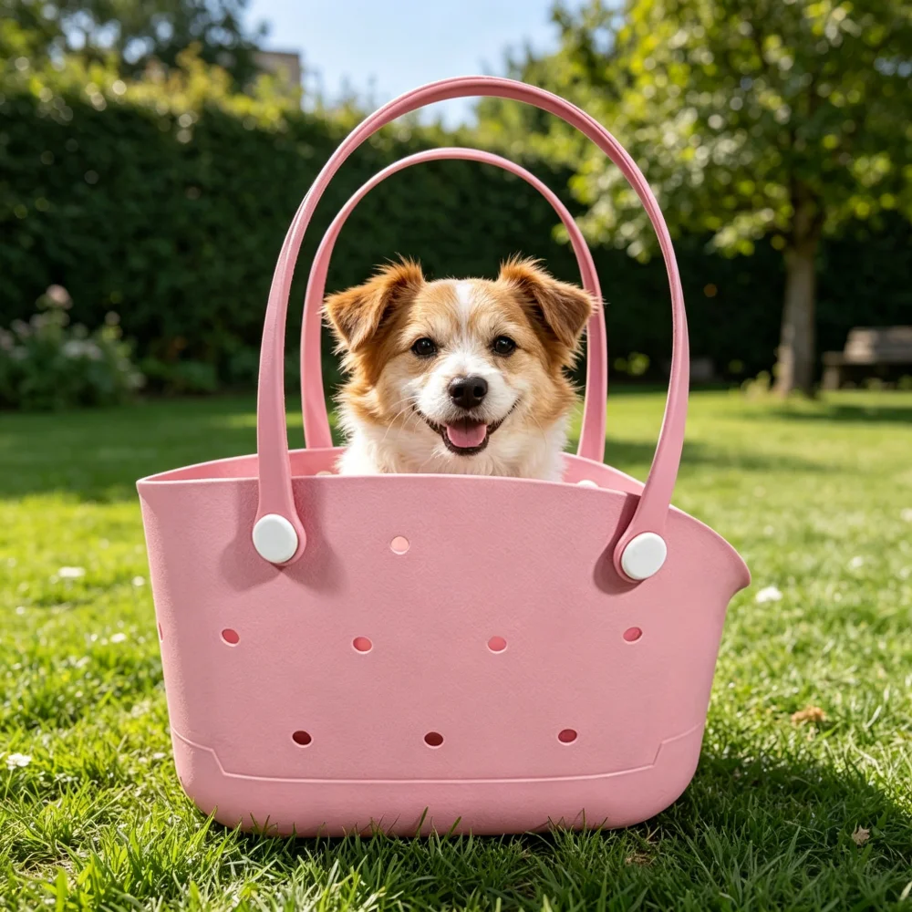 EVA Breathable Pet Tote Carrier Bag,Waterproof Portable Handbag For Small Dogs Cats Puppy,Outdoor Walking Travel Hole Design Pet