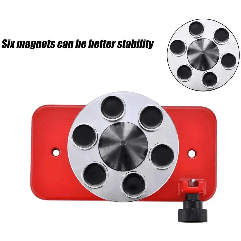 42-047 339075 B Rasenmäher Klinge Balancer Ersetzen Rasenmäher Für Rasenmäher Magnetische Wand Halterung Klinge Balancer Schwarz Rot XLB-1132