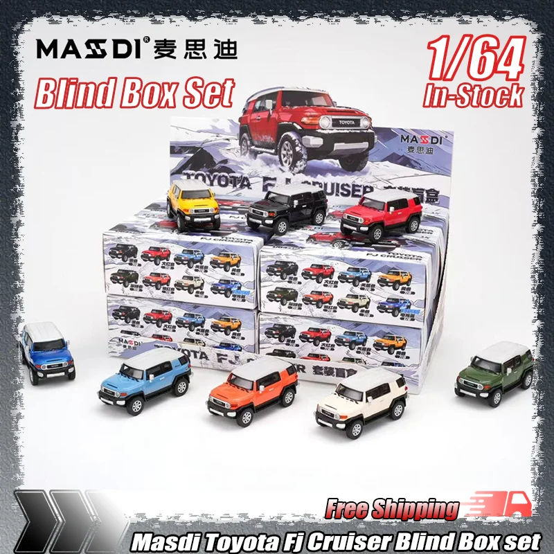 

В наличии: Коллекционная модель внедорожника Toyota FJ Cruiser 1:64 из литого сплава, имитация, в слепой коробке, для взрослых коллекционеров, игрушка для хобби.