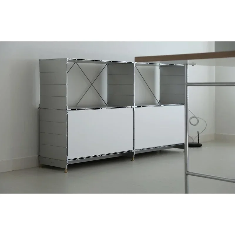 Module Combination TV Cabinet Side Cabinet Display Rack Bicycle Storage Cabinet Storage Metal Modern