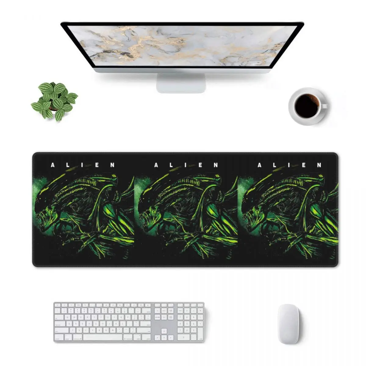 Large Mouse Pad Alien Gamer PC Laptop Mats Keyboard Carpet Computer Gaming Office Accessories Desk Mat