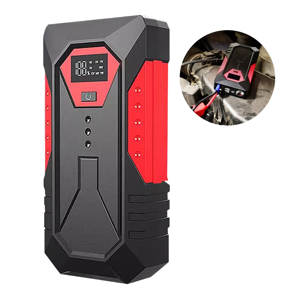 Car Jump Starter 18800mAh Petrol Diesel Car Battery Charger with LED Light Auto Battery Booster Buster 12V Starting Device