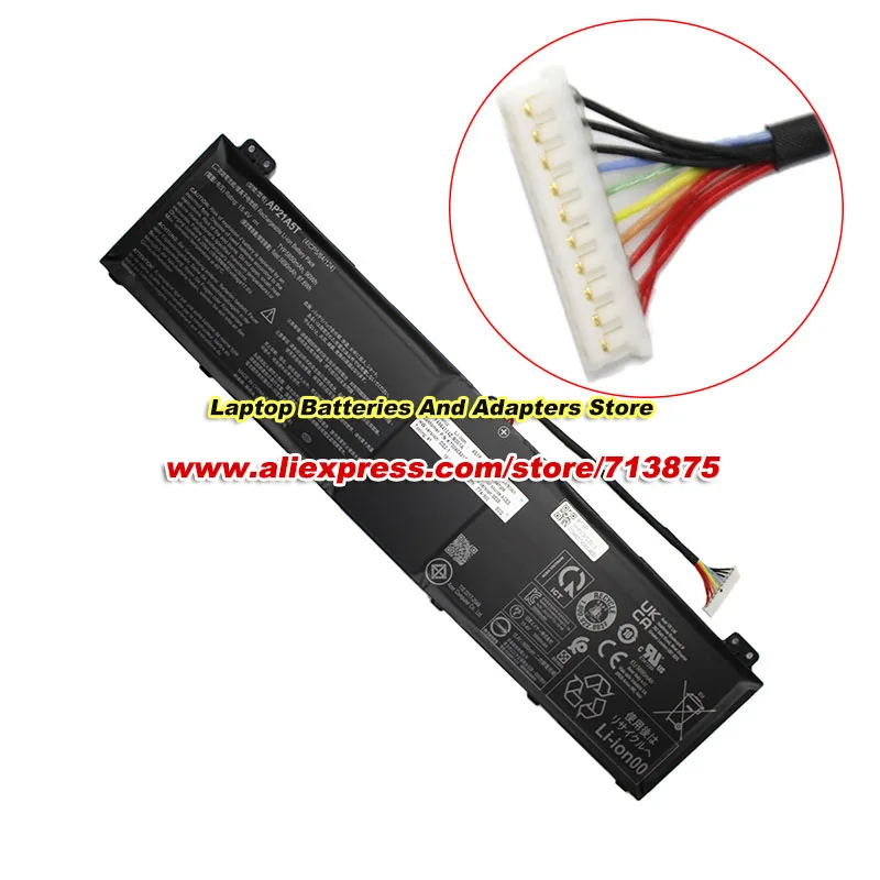 Genuine AP21A5T Battery AP21A7T AP21A8T KT00405012 for Acer Nitro 16 AN16-41 17 AN17-51 5 AN517-55 Predator Helios 16 PH16-71