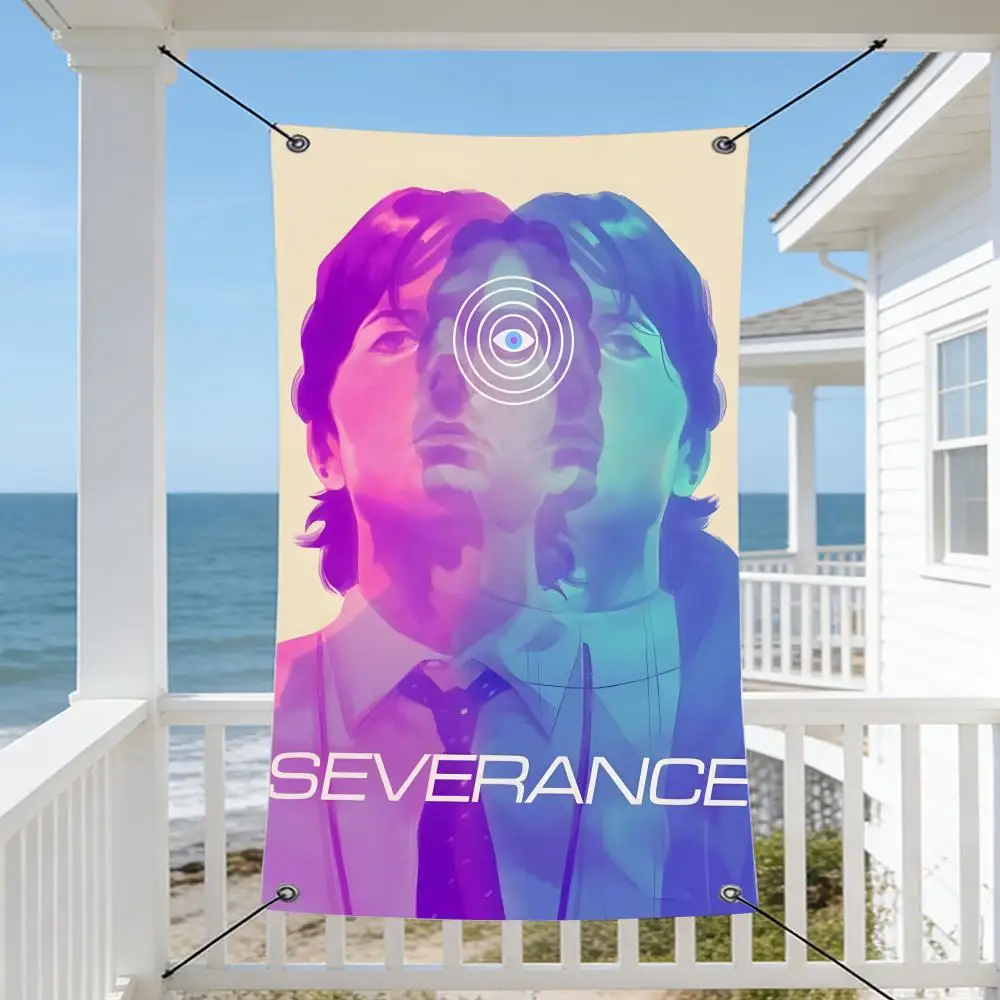 TV S-Severance Flags Cozy Home Flag 4 Grommets Anti-Wrinkle Waterproo  Indoor