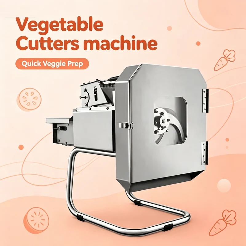 Commercial Vegetable Cutter Automatic Electric Cucumber Slicer Potato Shredder Food Chopper 220V