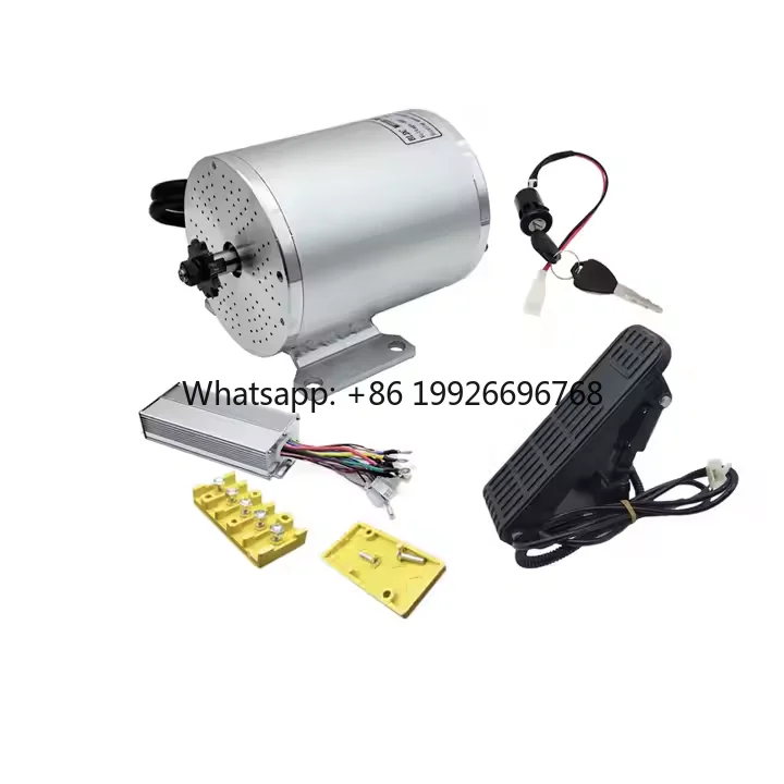 

48v 60v 2500w 3000w Go Kart DC Motor Kit with Foot Pedal Acceleration Throttle