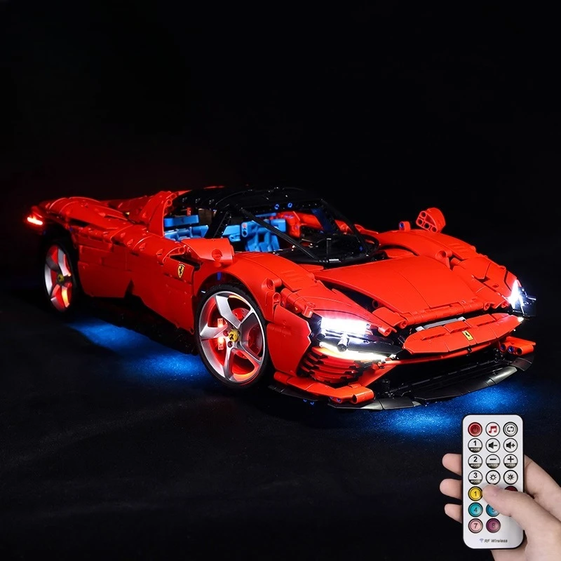 

Набор светодиодного освещения, подходящий для LEGO Ferrari Daytona SP3 42143, строительные блоки, игрушки-лампа «сделай сам» (модельные кирпичи в комплект не входят)