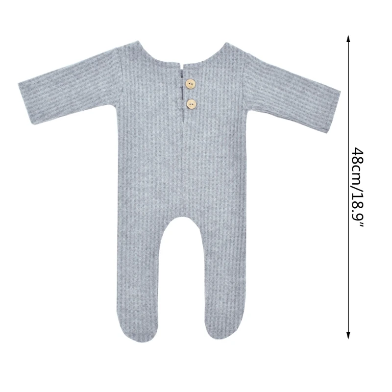 Baby Photo Clothing Newborn Photo Accessories Footed Romper Infant Photo Outfit Dropship