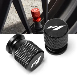 2PCS Aluminum Motorcycle Tyre Valve Cap Dustproof Universal For Yamaha YZFR1 YZF R1/R1M/R1S