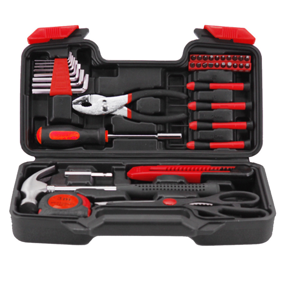  Customized factory spot direct supply 39 pieces household tool set hand tool set hardware tool set 