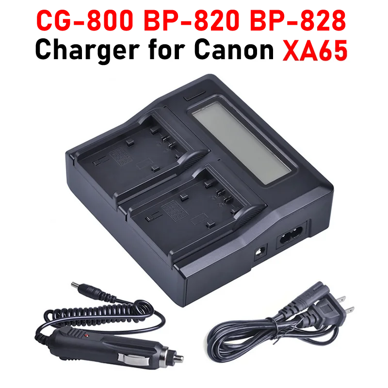 

XA65 Charger CG800 BP820 BP828 Charger for Canon XA65 Battery Charger