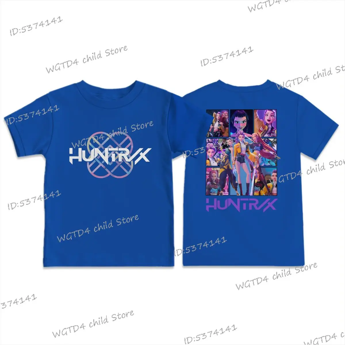 ملابس للفتيات الصغيرات من KPop Demon Hunters تي شيرت رائع للفتيات هدية مضحكة لمحبي الأفلام تي شيرت قطني ناعم بأكمام قصيرة #5