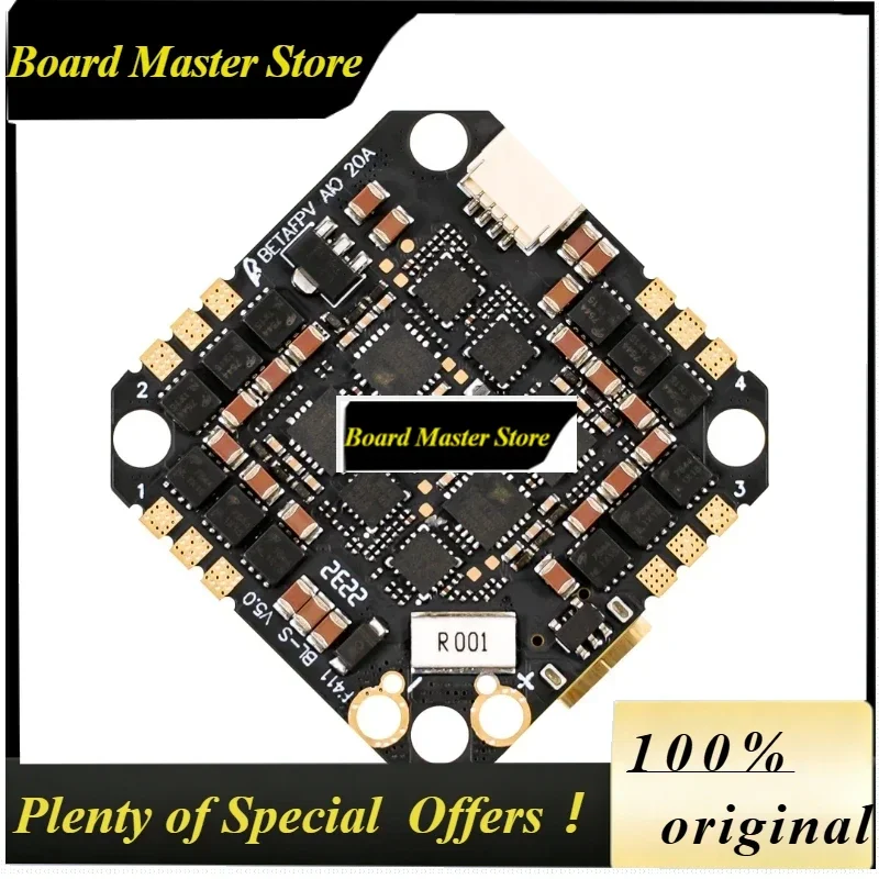 BoMaS1pcs For BETAFPV F411 4S 20A Toothpick Brushless Flight Controller V5 BLHeli_S (BMI270) For 2-4s Crossing Aircraft