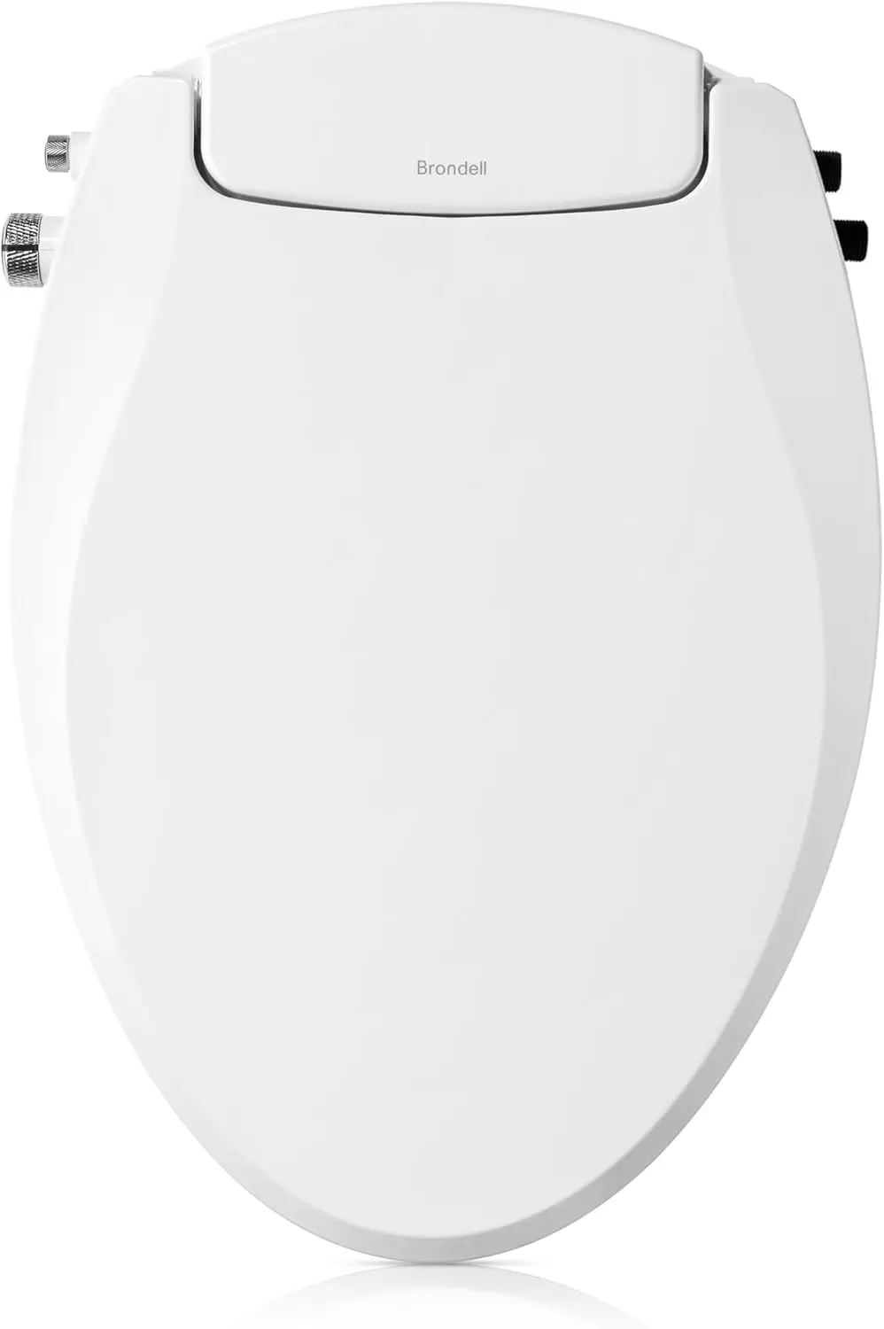 Bidet Toilet Seat, Non-Electric Swash Ecoseat, Fits Elongated Toilets, White - Dual Temperature, Dual Nozzle System