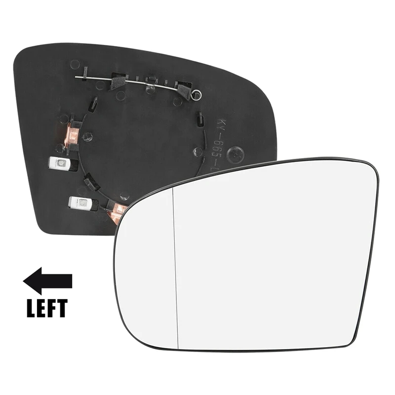 1 Pair Side Mirror Glass Heated With Backing Plate LH Left & RH Right For Mercedes-Benz W163 ML320 ML350 ML500 1998-2005