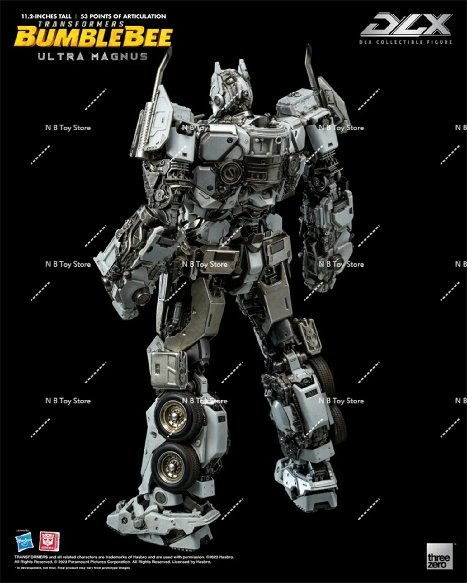 Original ThreeZero 3A G1 MDLX Transformation DLX Ultra Magnus OP Prime 53 Points d'articulation figurine d'action de haute qualité