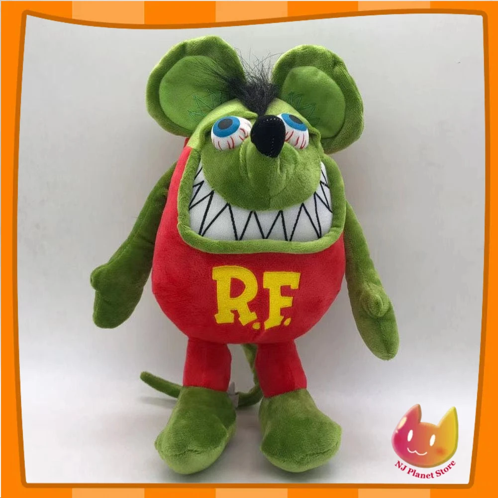 

30 Cm Cartoon Anime Tales of The Rat Fink Mouse Action Figure Pillow Doll Collectible Decoration Animal Hobby Toys Children Gift