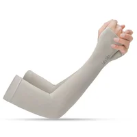 Anti-UV Arm Covers for Men Women Cycling Fingerless Gloves Summer Sport Ice Silk Cool Scarf Silk Elastic Arm Covers Driving 6