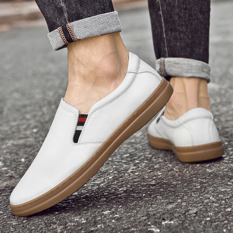 

Spring 2025 Men's White Sneakers - Couple Style, Trendy & Versatile, Lightweight Breathable & Height-Increasing