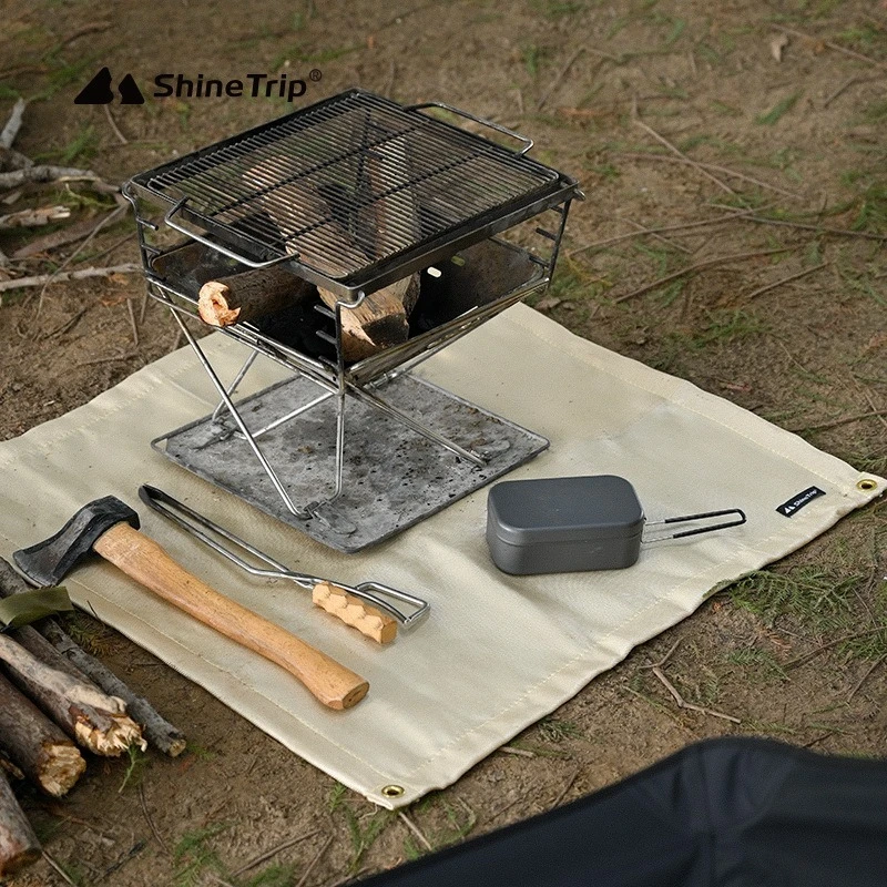 Outdoor picnic barbecue fire-resistant cloth high-temperature resistant picnic flame retardant cloth, fire extinguishing blanket