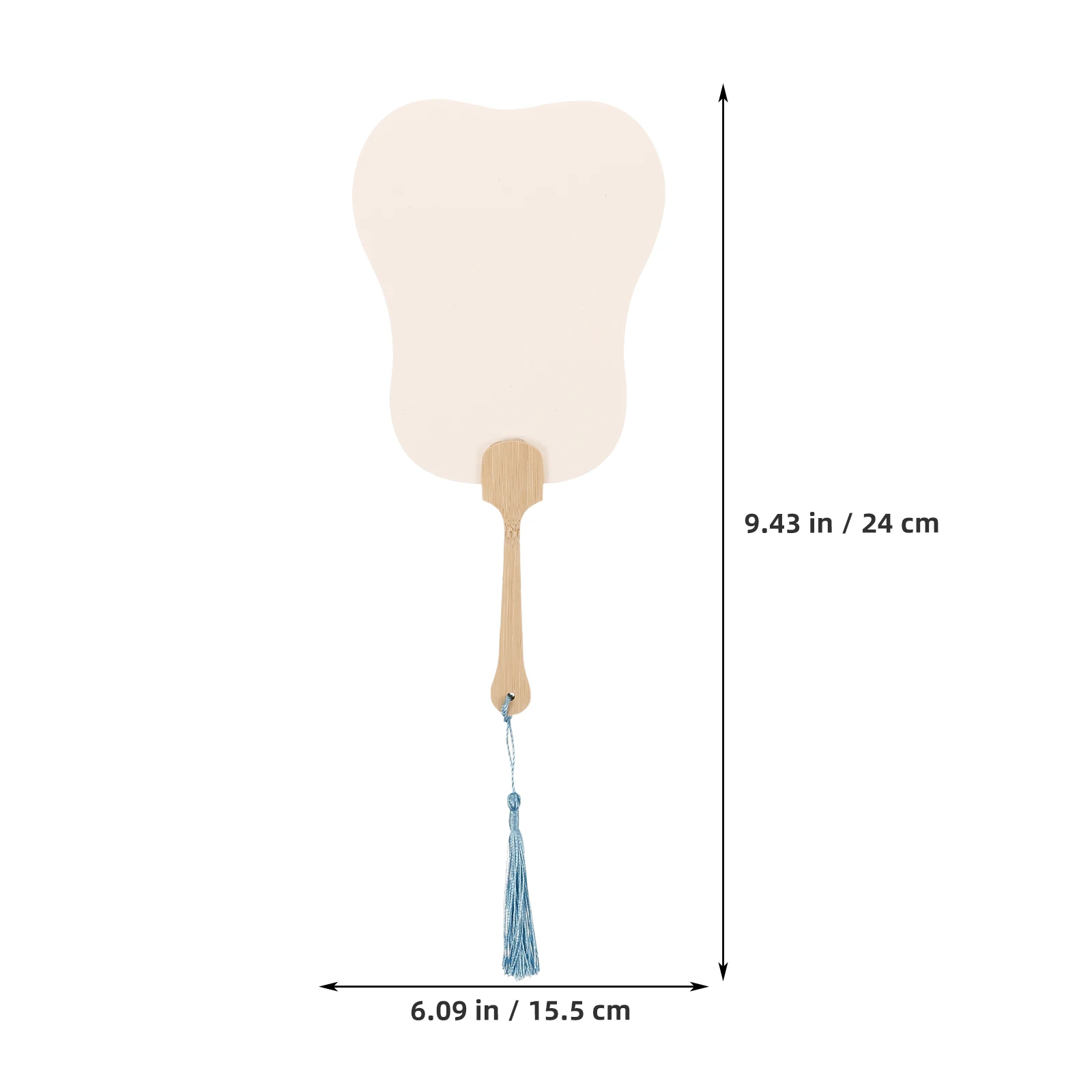 

Party Decoration Palace Fan Hand-painted Round Paper Fans Handheld Traditional Blank