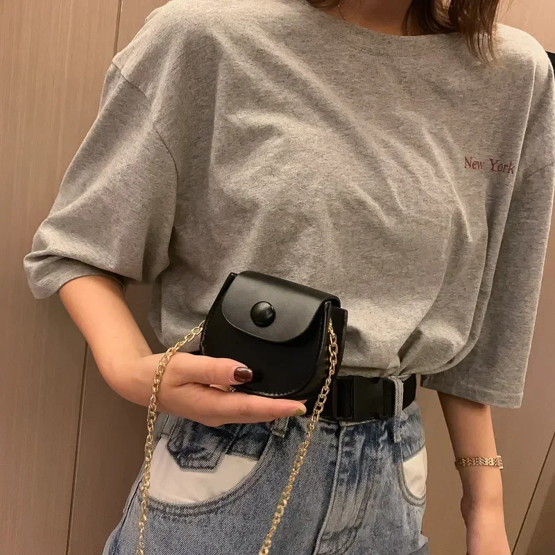 Fashion Shoulder Bag for Women Handbag Outdoor Girl Student Messenger Crossbody Bag Purse Earphone Lipstick Storage Bags