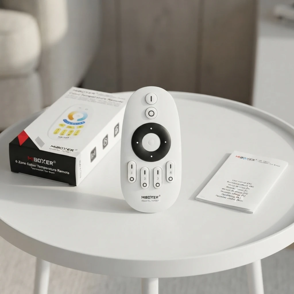 MiBoxer DC12-24V 2.4GHzRF SR5 FUT006 FUT094  5In1 Single/Dual white RGB RGBW RGB+CCT COB smart Led Strip Light Dimmer Controller