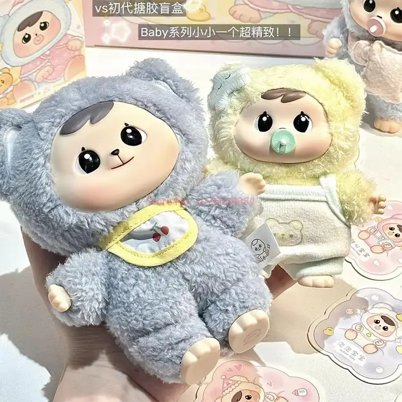 En stock Bao-Ao2 Bonne Nuit Série HDPBear Vinyle Peluche Boîte Aveugle Ornement Fait Main Cadeau Anime Accessoires