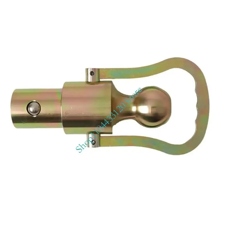 0XXD Trailer Hitch Ball and Safety Chain Set Secure Locking GNXA2061 for Gooseneck Chains Dust Cover Included
