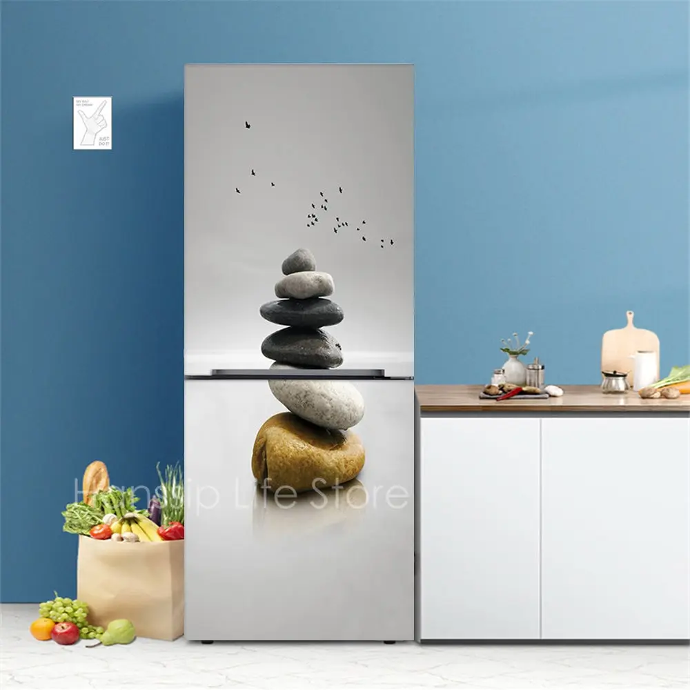 Black and White Fridge Magnet Scratch Resistant Abrasion Resistant Dirt Vinyl PVC Waterproof Self Adhesive Fridge Magnet